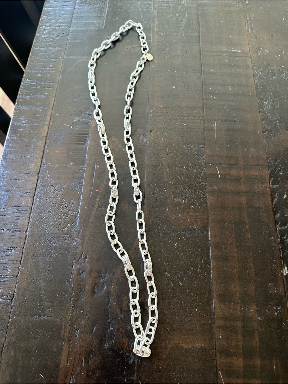 Ralph Lauren Silver Chain Link Necklace